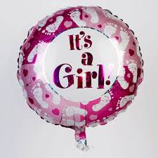 BABY GIRL BALLOON – WARD'S FLORIST AND GREENHOUSE, Beverly MA