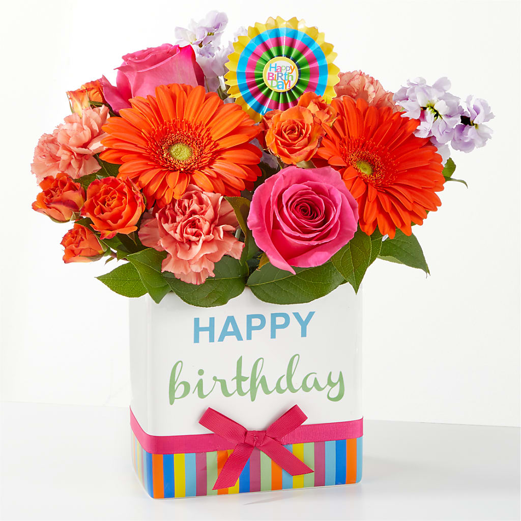Birthday Surprise Bouquet – WARD'S FLORIST AND GREENHOUSE, Beverly MA