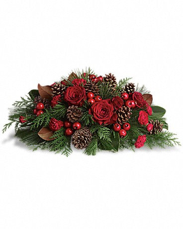 Spirit of the Season Centerpiece – WARD'S FLORIST AND GREENHOUSE, Beverly MA