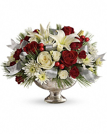 Season's Finest Centerpiece – WARD'S FLORIST AND GREENHOUSE, Beverly MA