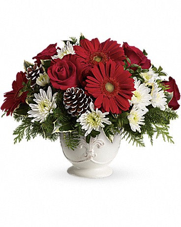 Simply Merry Bouquet – WARD'S FLORIST AND GREENHOUSE, Beverly MA