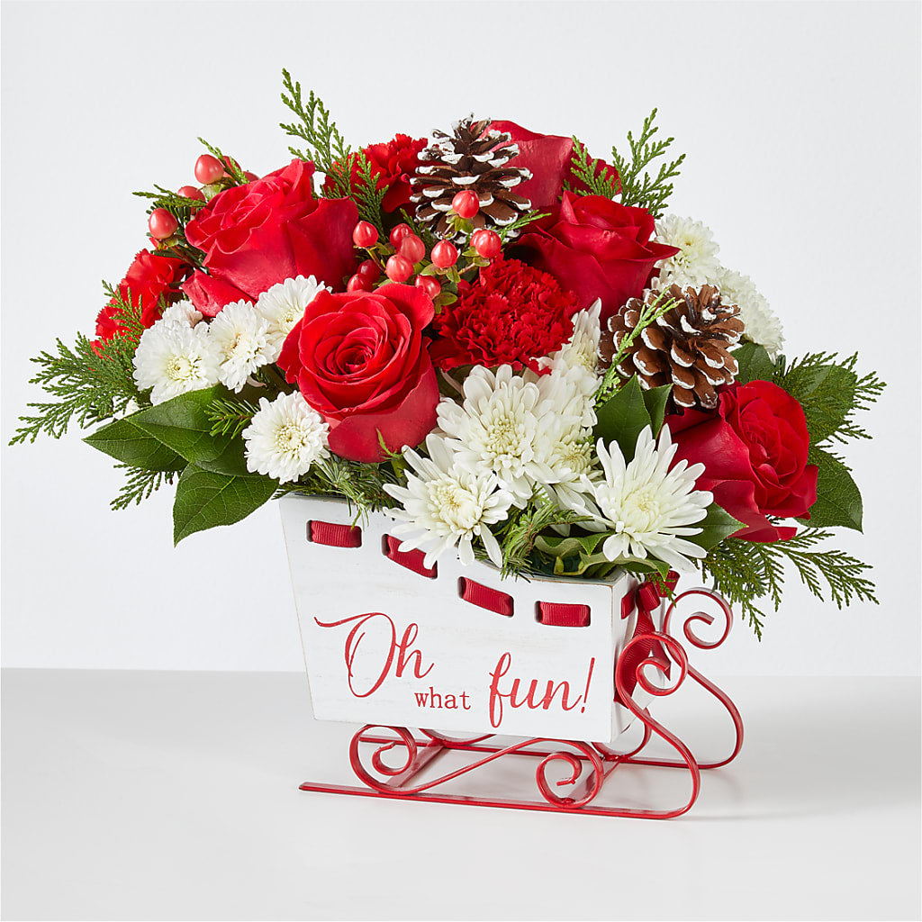 Sleigh Bells Bouquet – WARD'S FLORIST AND GREENHOUSE, Beverly MA