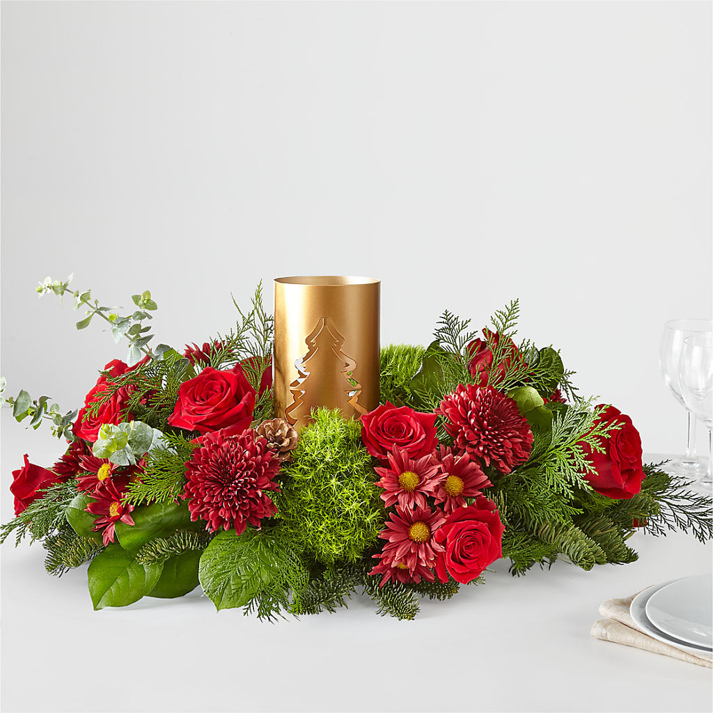 Toast the Season Centerpiece – WARD'S FLORIST AND GREENHOUSE, Beverly MA