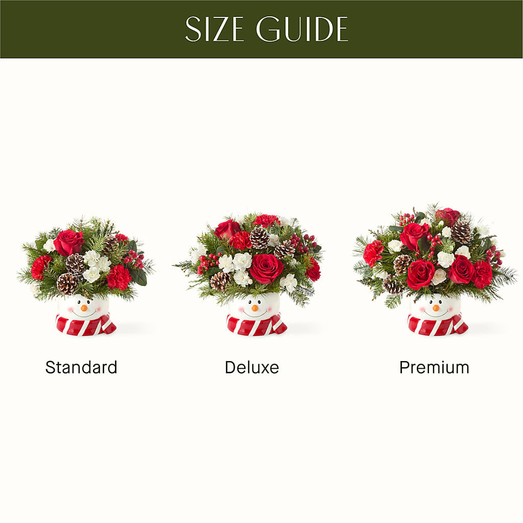 Jolly Snowman Bouquet – WARD'S FLORIST AND GREENHOUSE, Beverly MA