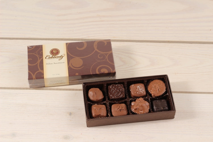 4 oz Assorted Chocolate Box – WARD'S FLORIST AND GREENHOUSE, Beverly MA