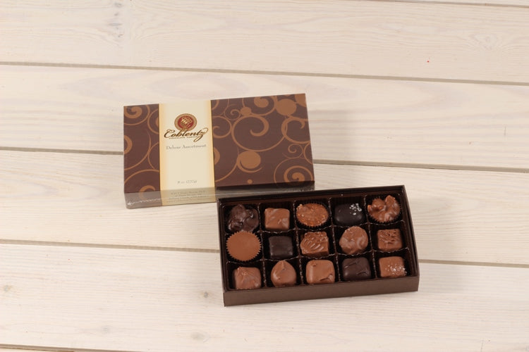 8 oz Assorted Chocolate Box – WARD'S FLORIST AND GREENHOUSE, Beverly MA