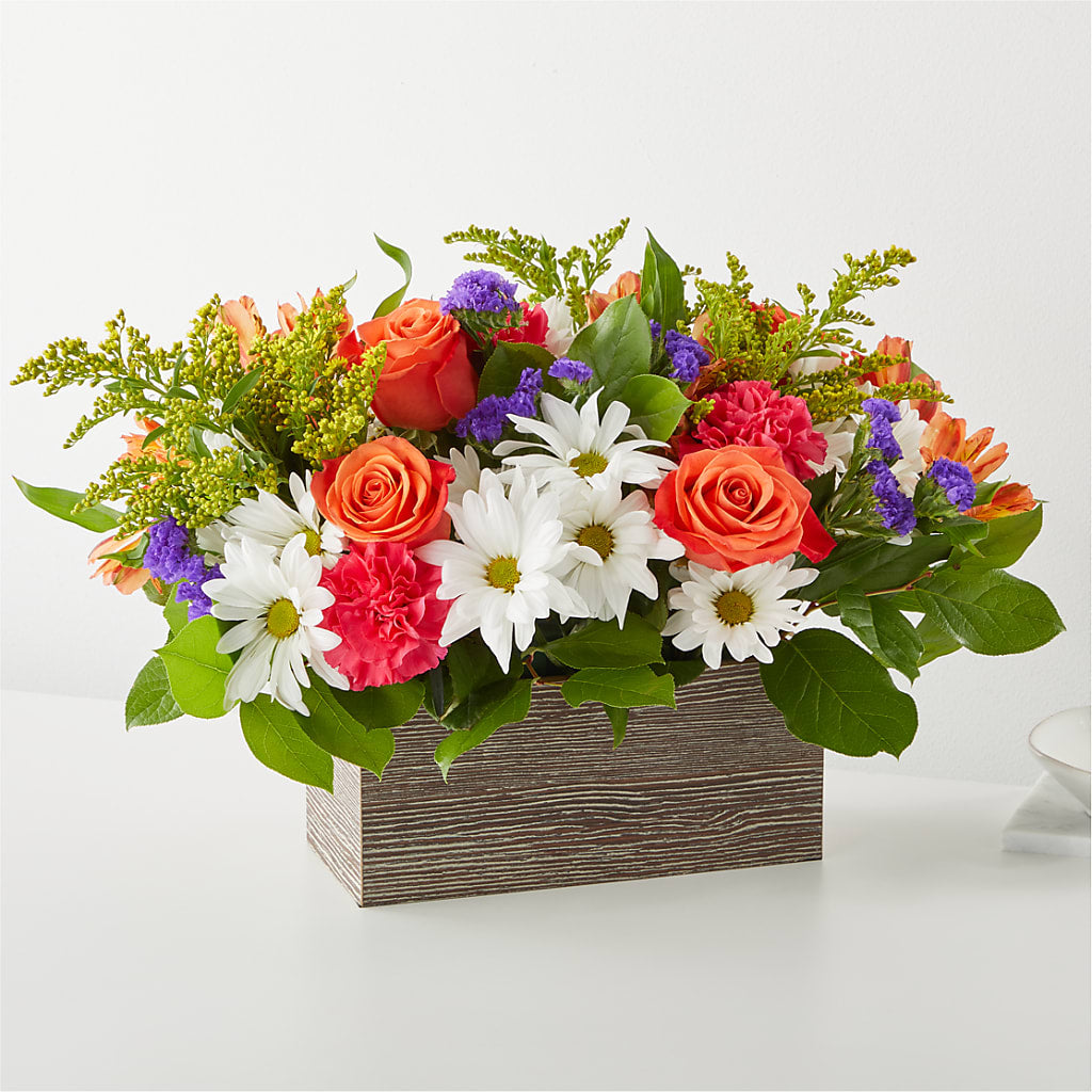 Oopsie Daisy Box Bouquet – WARD'S FLORIST AND GREENHOUSE, Beverly MA