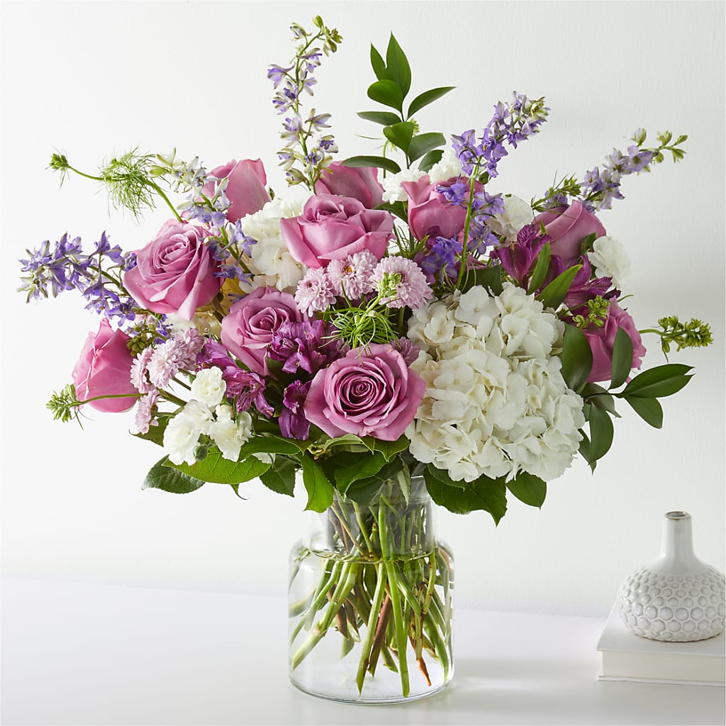 Violet Caress Bouquet – WARD'S FLORIST AND GREENHOUSE, Beverly MA