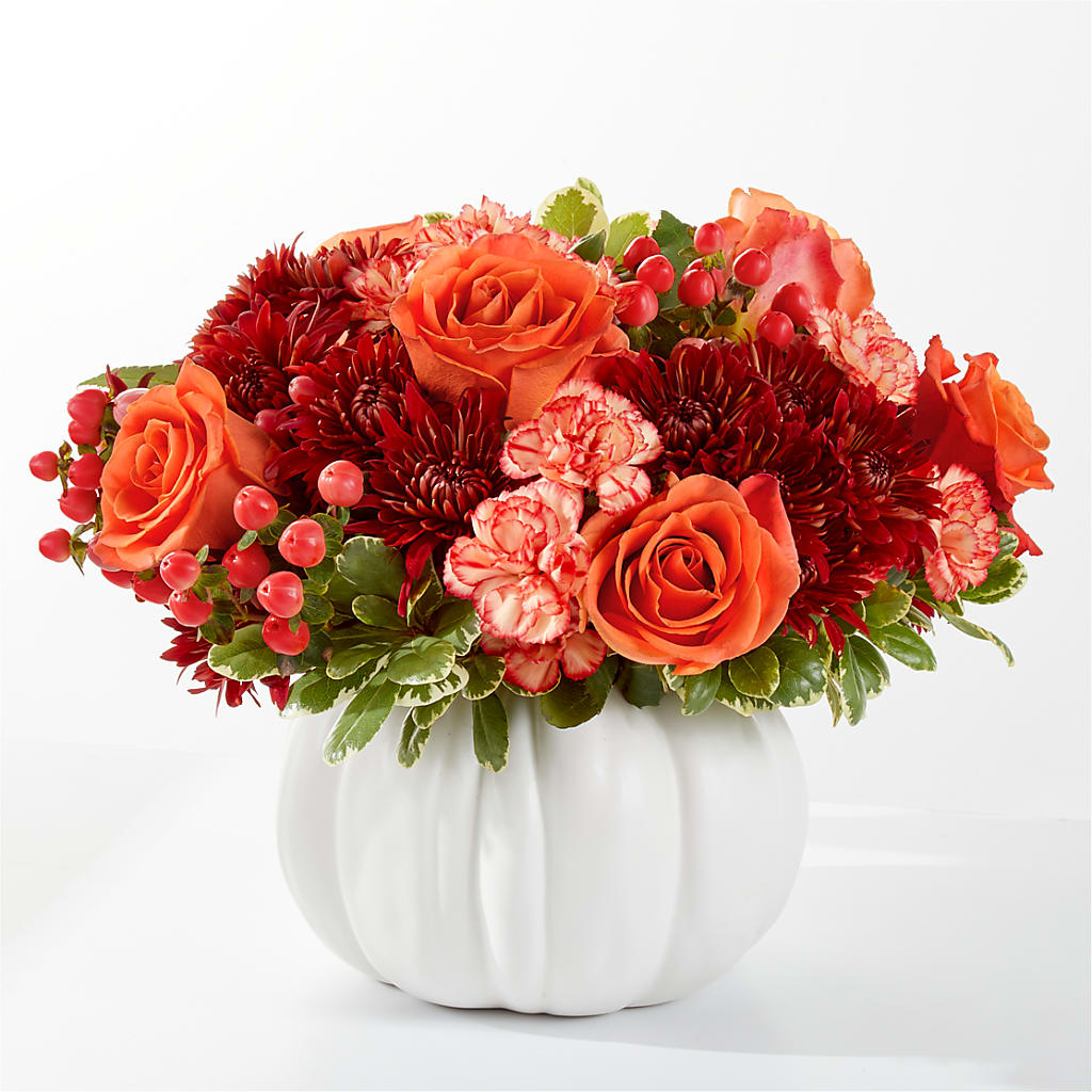 Autumn Air Pumpkin Bouquet – WARD'S FLORIST AND GREENHOUSE, Beverly MA