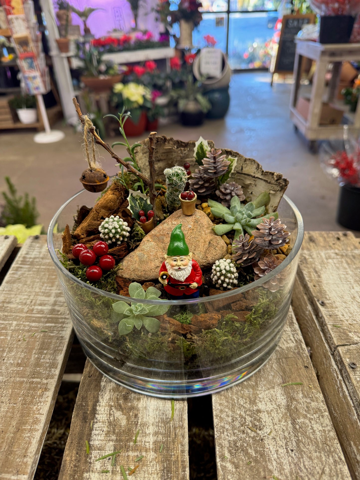 Holiday Woodland Gnome Garden