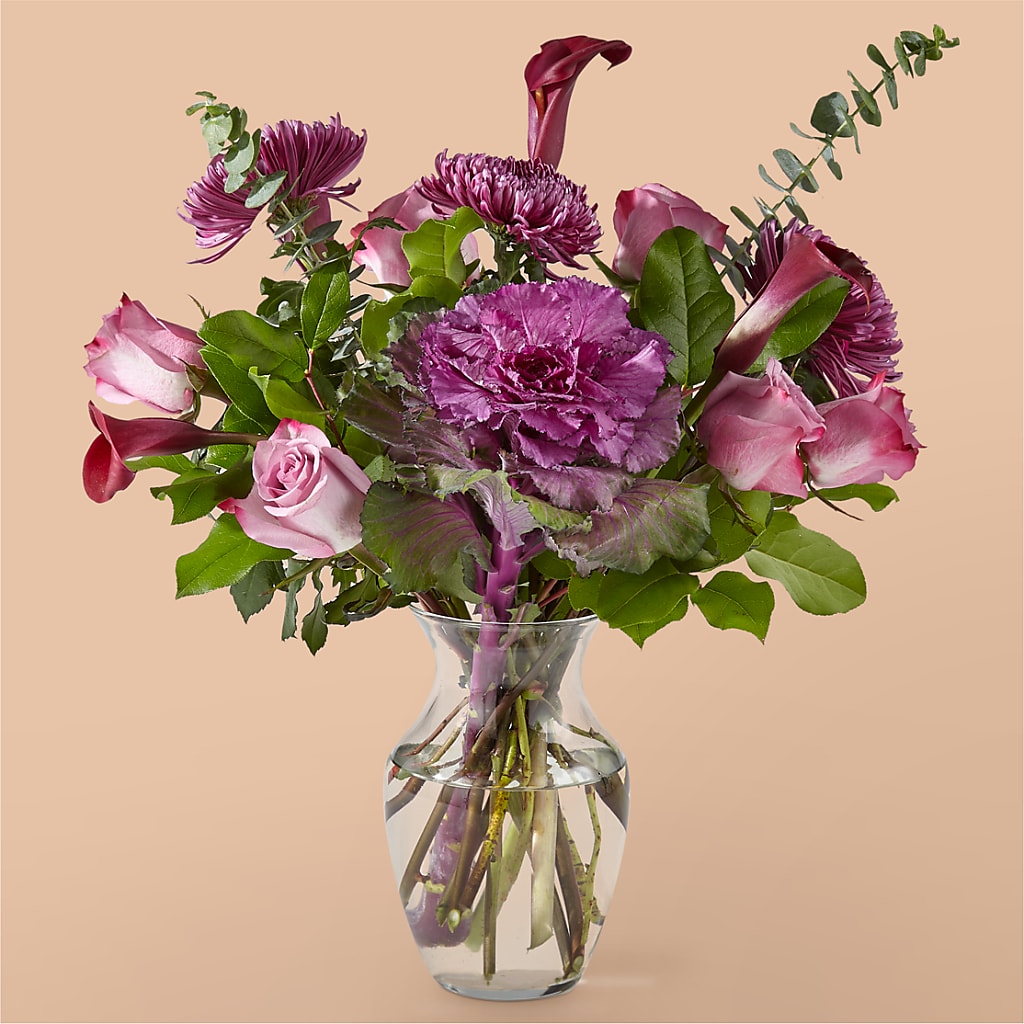 Purple Spell Bouquet – WARD'S FLORIST AND GREENHOUSE, Beverly MA