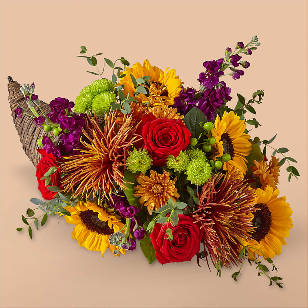 Friendsgiving Cornucopia – WARD'S FLORIST AND GREENHOUSE, Beverly MA