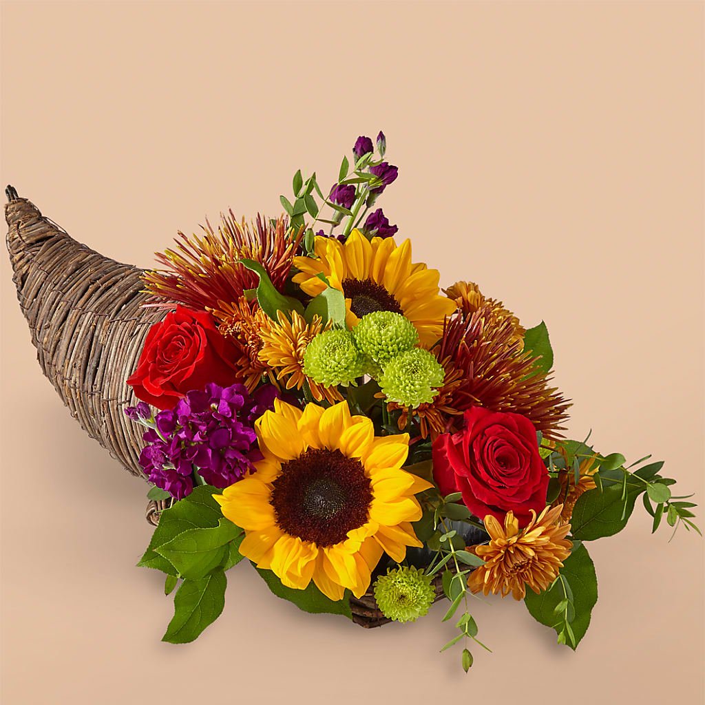 Friendsgiving Cornucopia – WARD'S FLORIST AND GREENHOUSE, Beverly MA