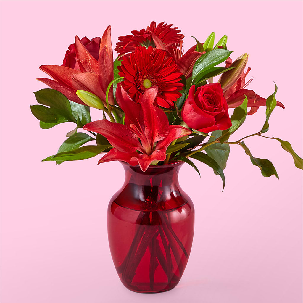 Burnin' Love Bouquet – WARD'S FLORIST AND GREENHOUSE, Beverly MA