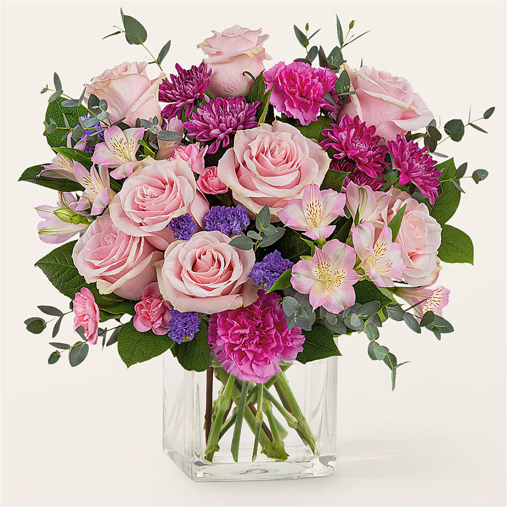 Rosy Radiance Bouquet – WARD'S FLORIST AND GREENHOUSE, Beverly MA