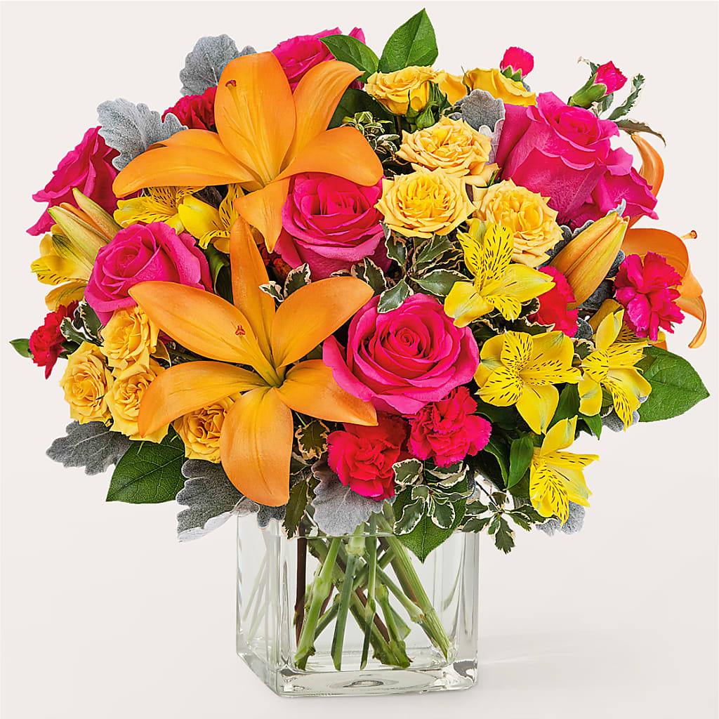 To the Tropics Bouquet – WARD'S FLORIST AND GREENHOUSE, Beverly MA