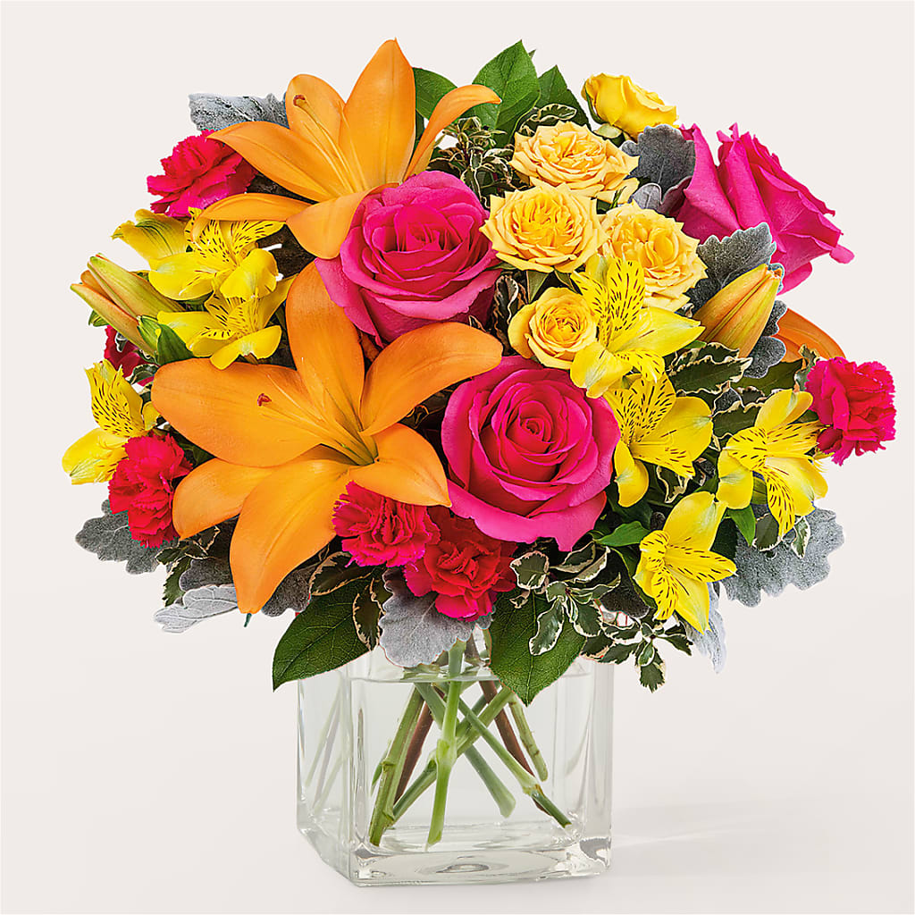 To the Tropics Bouquet – WARD'S FLORIST AND GREENHOUSE, Beverly MA