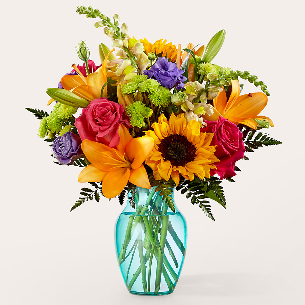 Double Rainbow Bouquet – WARD'S FLORIST AND GREENHOUSE, Beverly MA