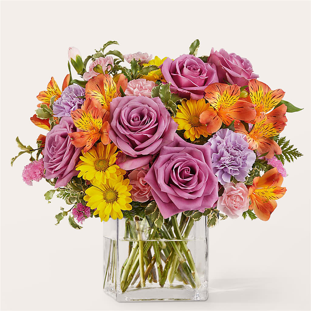Shades of Happiness Bouquet – WARD'S FLORIST AND GREENHOUSE, Beverly MA