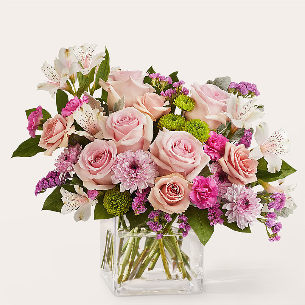 Pink Suede Bouquet – WARD'S FLORIST AND GREENHOUSE, Beverly MA