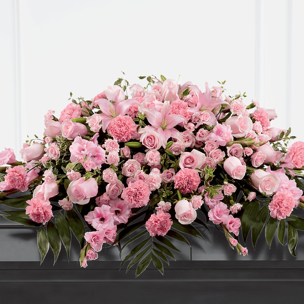 Garden of Comfort Casket Spray (Standard) – WARD'S FLORIST AND GREENHOUSE, Beverly MA