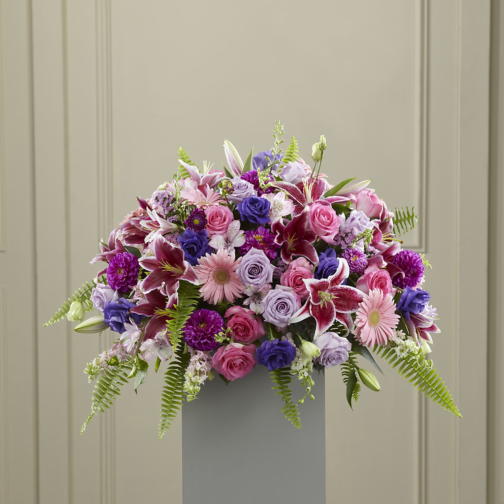 Fare Thee Well Pedestal – WARD'S FLORIST AND GREENHOUSE, Beverly MA