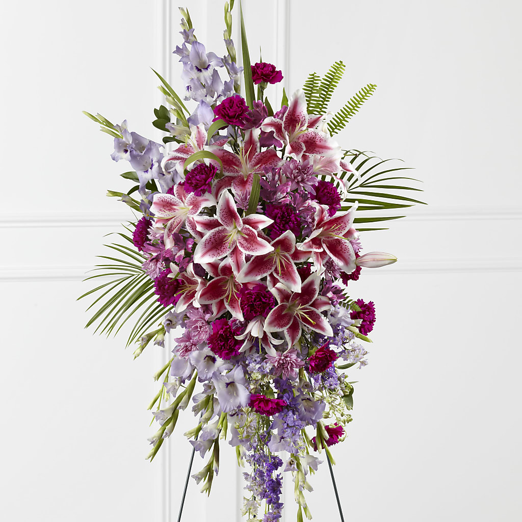 Tender Touch Standing Spray – WARD'S FLORIST AND GREENHOUSE, Beverly MA
