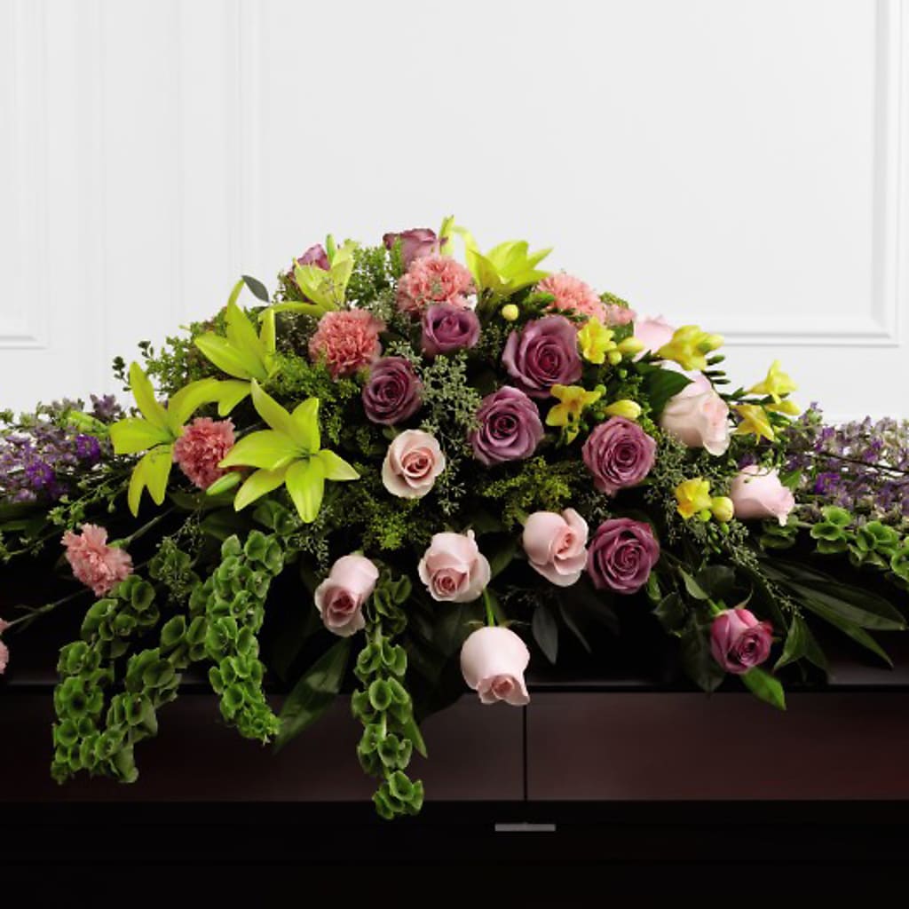 Forever Beloved Casket Spray – WARD'S FLORIST AND GREENHOUSE, Beverly MA