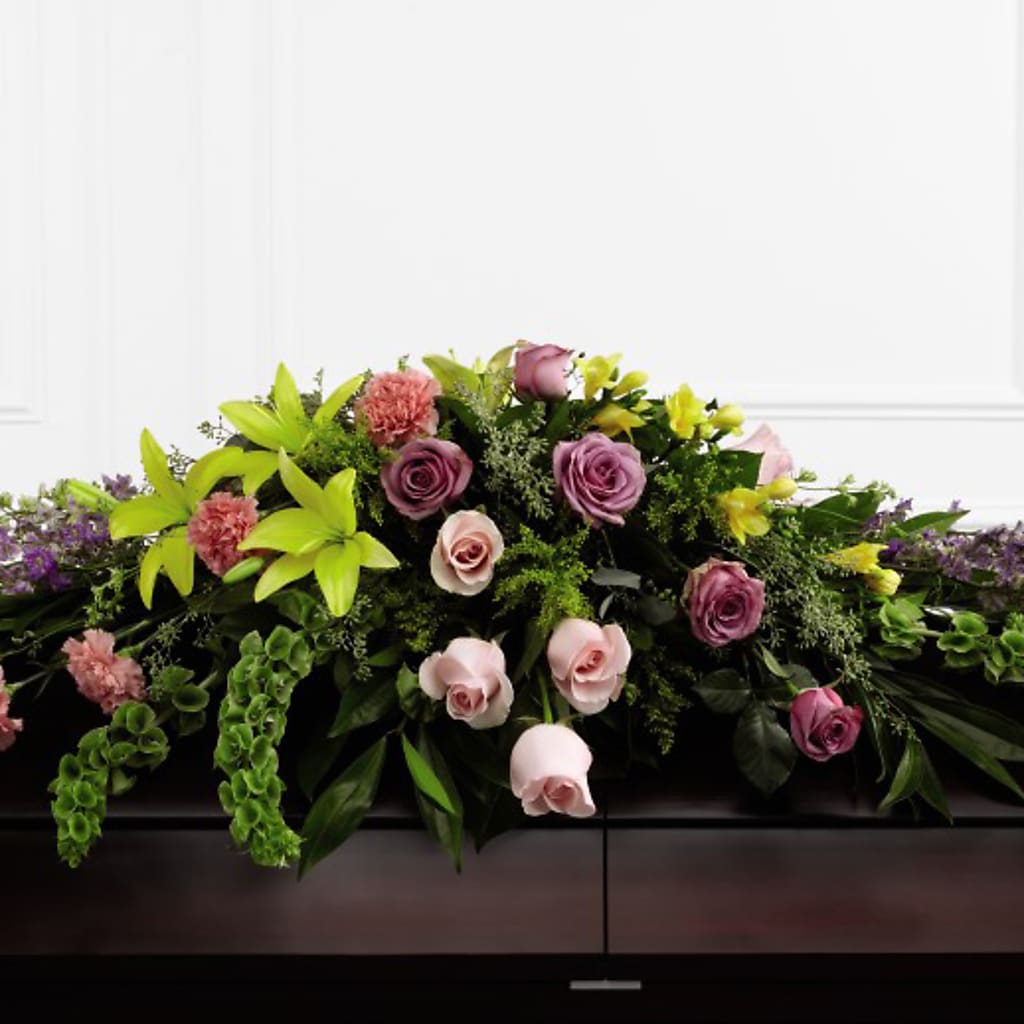 Forever Beloved Casket Spray – WARD'S FLORIST AND GREENHOUSE, Beverly MA