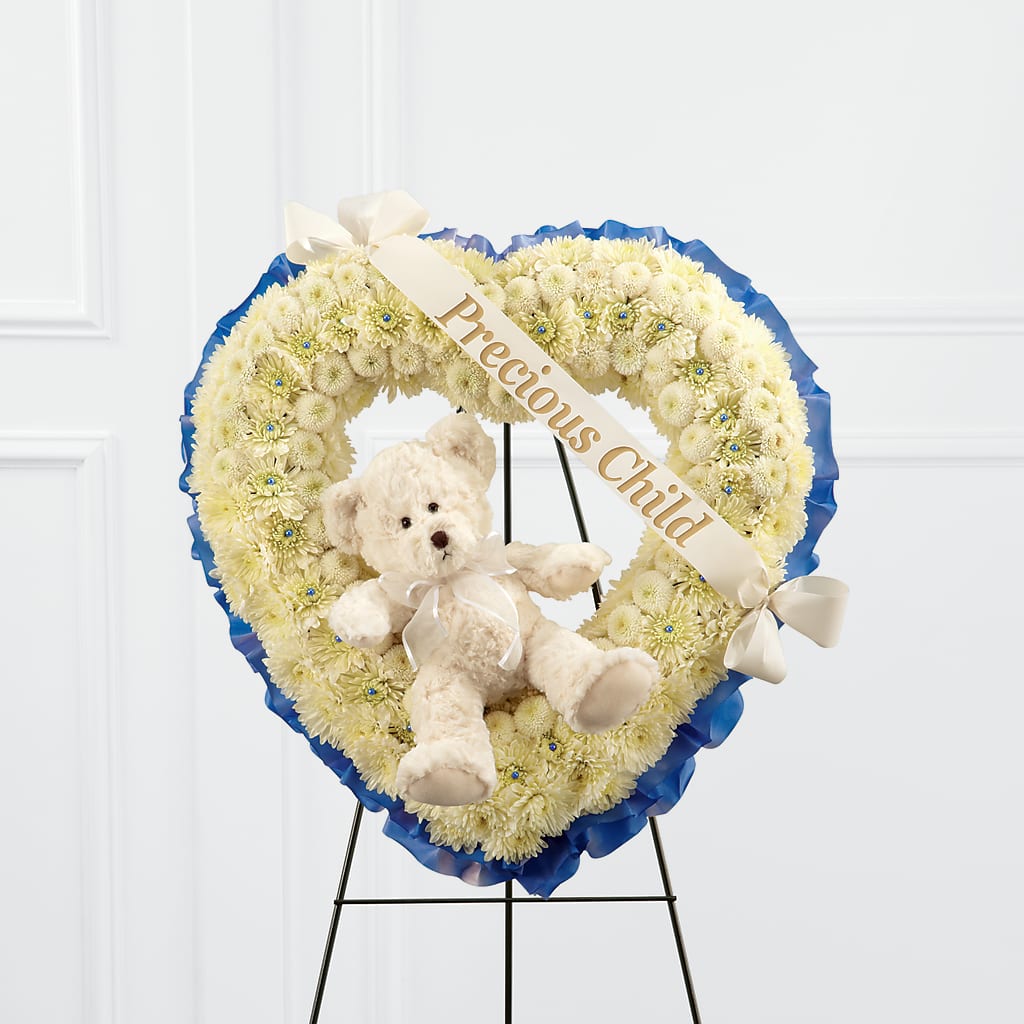 Precious Child Standing Heart – WARD'S FLORIST AND GREENHOUSE, Beverly MA