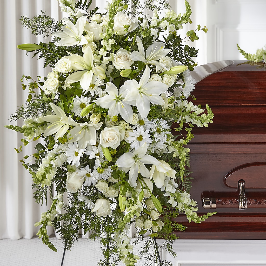 Loving Thoughts Standing Spray – WARD'S FLORIST AND GREENHOUSE, Beverly MA