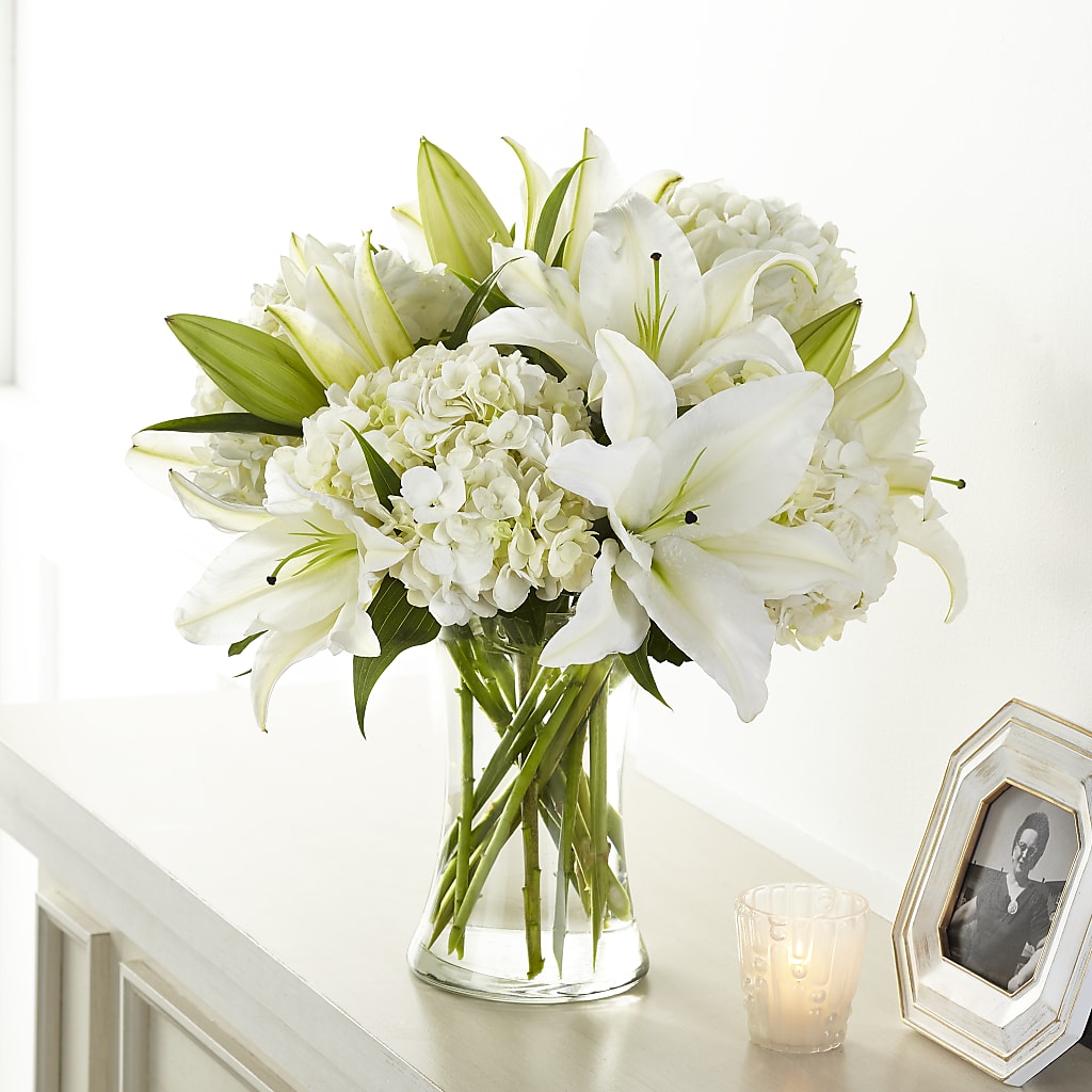 Compassionate Lily Bouquet – WARD'S FLORIST AND GREENHOUSE, Beverly MA