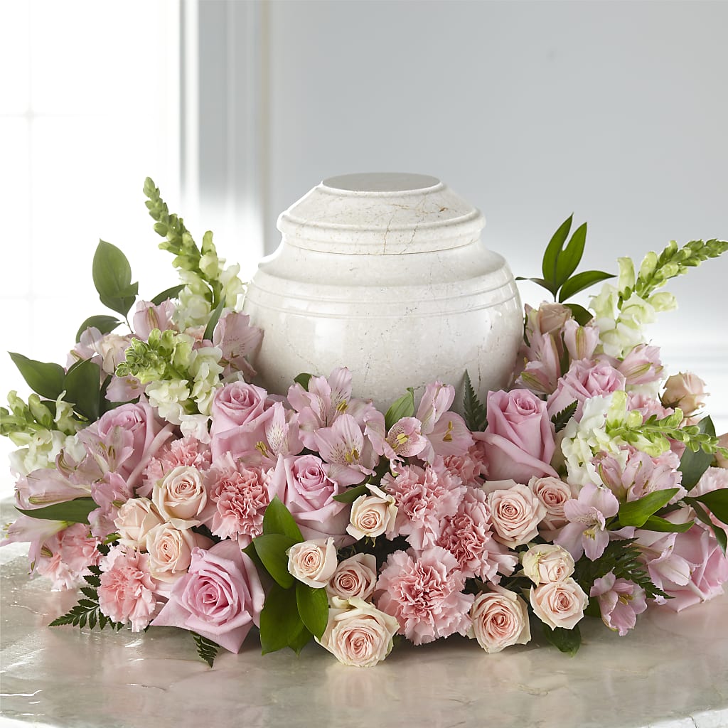 Blooms of Hope Cremation Adornment – WARD'S FLORIST AND GREENHOUSE, Beverly MA