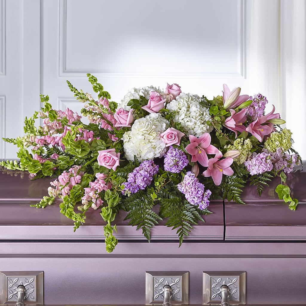 Life's Gratitude Casket Spray – WARD'S FLORIST AND GREENHOUSE, Beverly MA