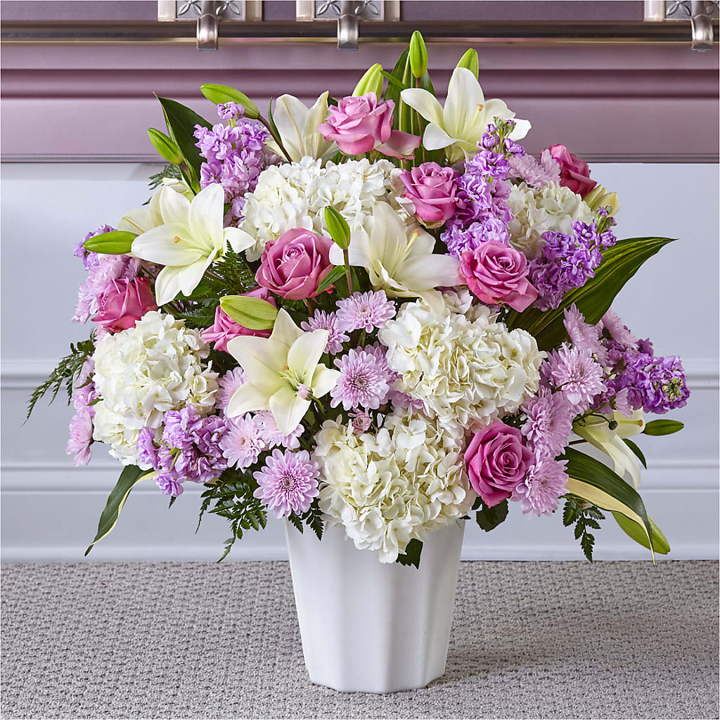 Heaven Sent Floor Basket – WARD'S FLORIST AND GREENHOUSE, Beverly MA