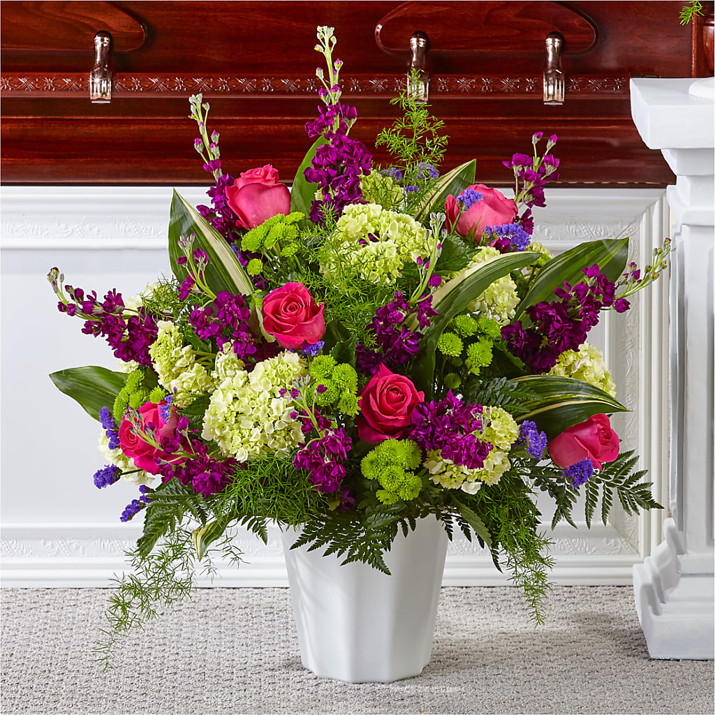 Beautiful Horizons Floor Basket – WARD'S FLORIST AND GREENHOUSE, Beverly MA