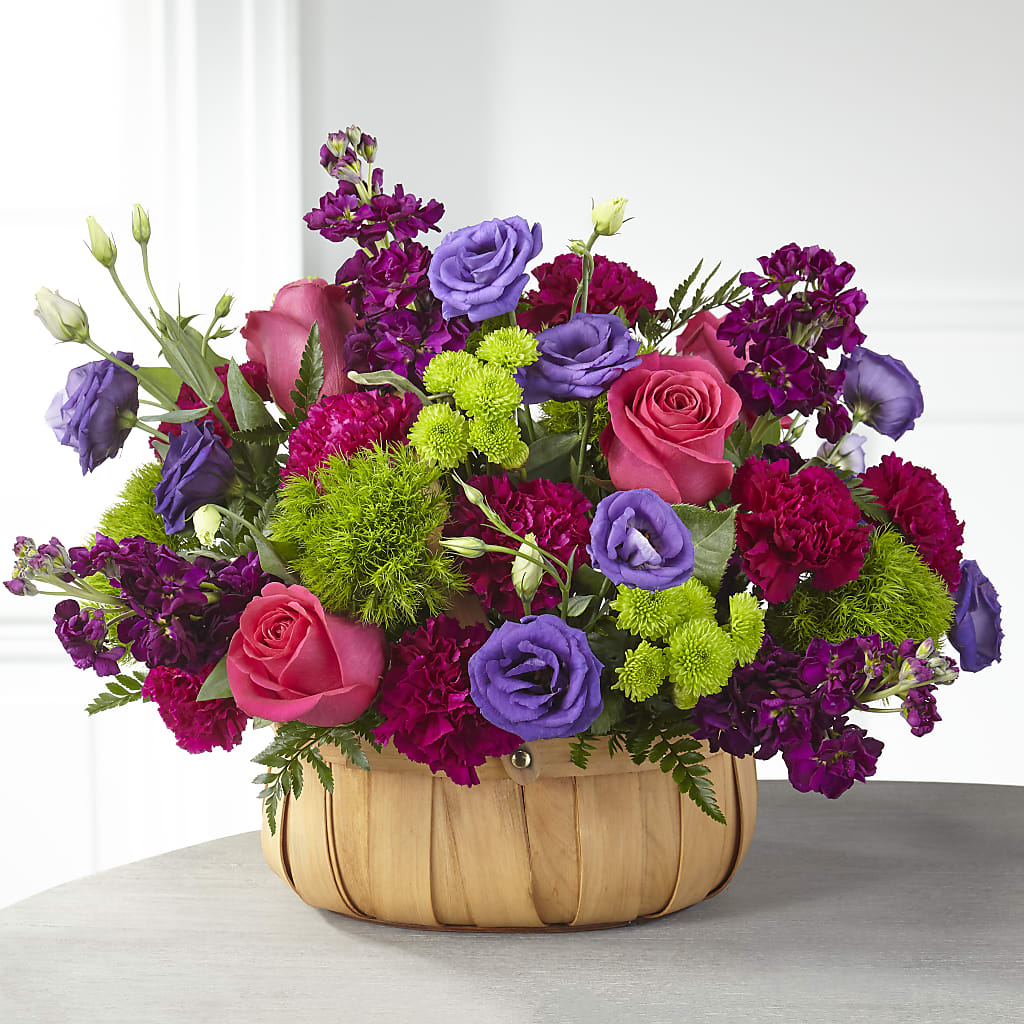 Serene Sanctuary Basket – WARD'S FLORIST AND GREENHOUSE, Beverly MA