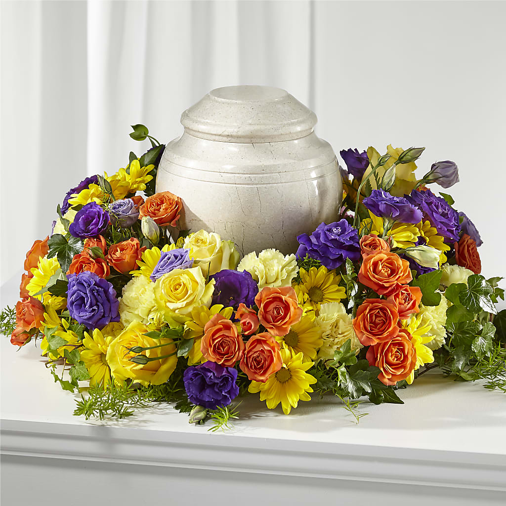 Blossoms of Remembrance Cremation Adornment – WARD'S FLORIST AND GREENHOUSE, Beverly MA