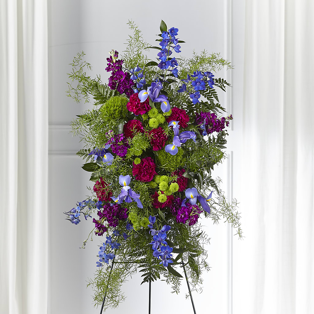 Heavenly Skies Standing Spray – WARD'S FLORIST AND GREENHOUSE, Beverly MA