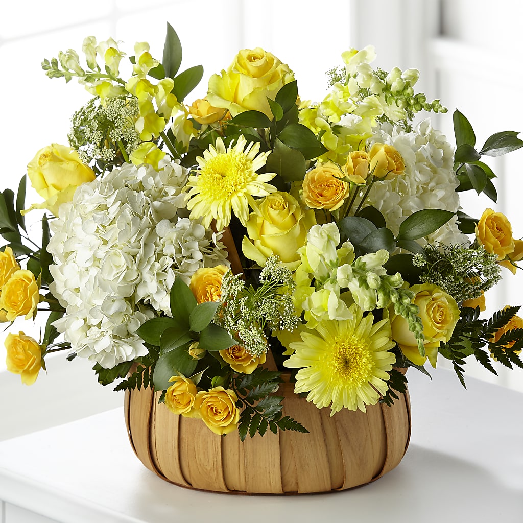 Rustic Remembrance Basket – WARD'S FLORIST AND GREENHOUSE, Beverly MA