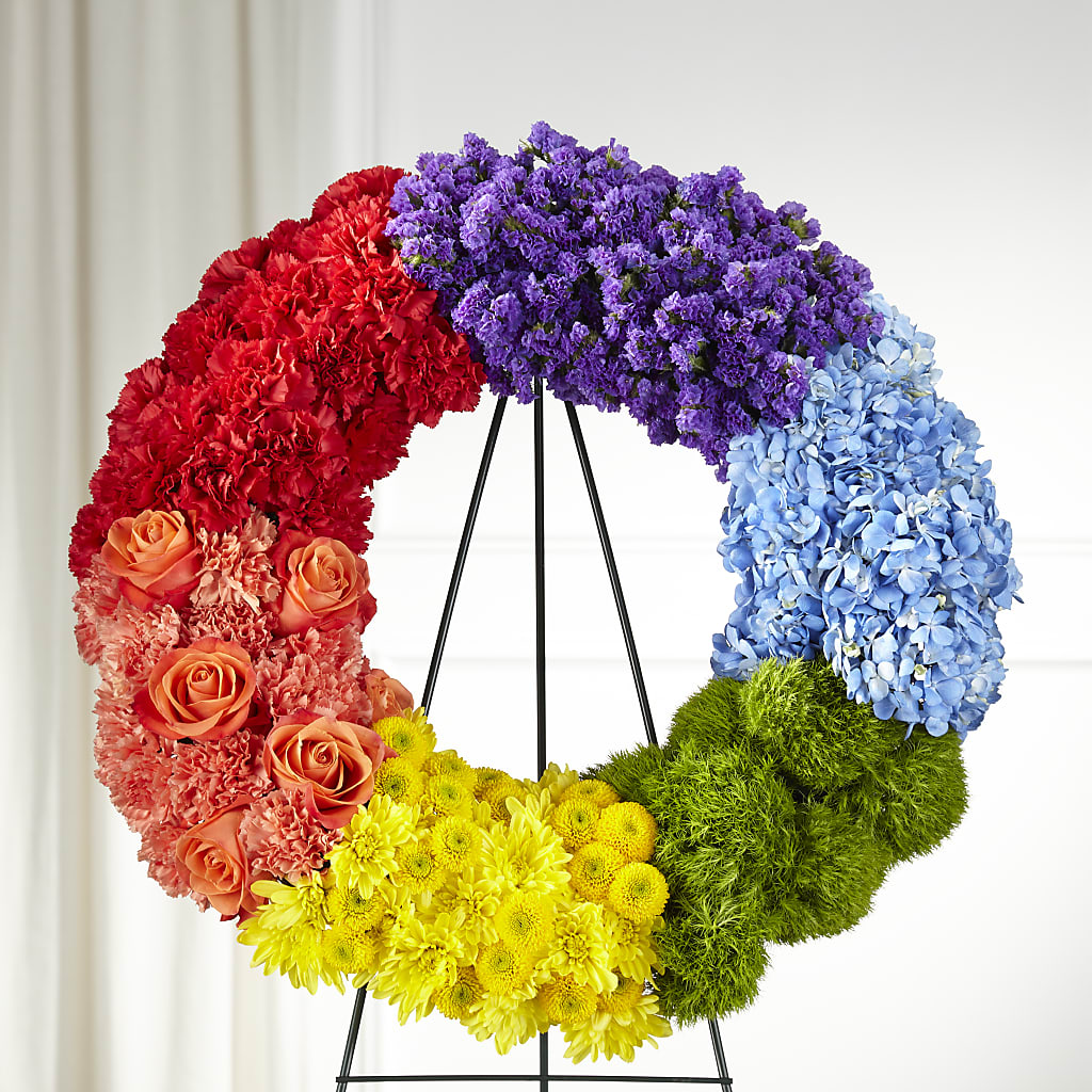 Circle of Love Wreath – WARD'S FLORIST AND GREENHOUSE, Beverly MA