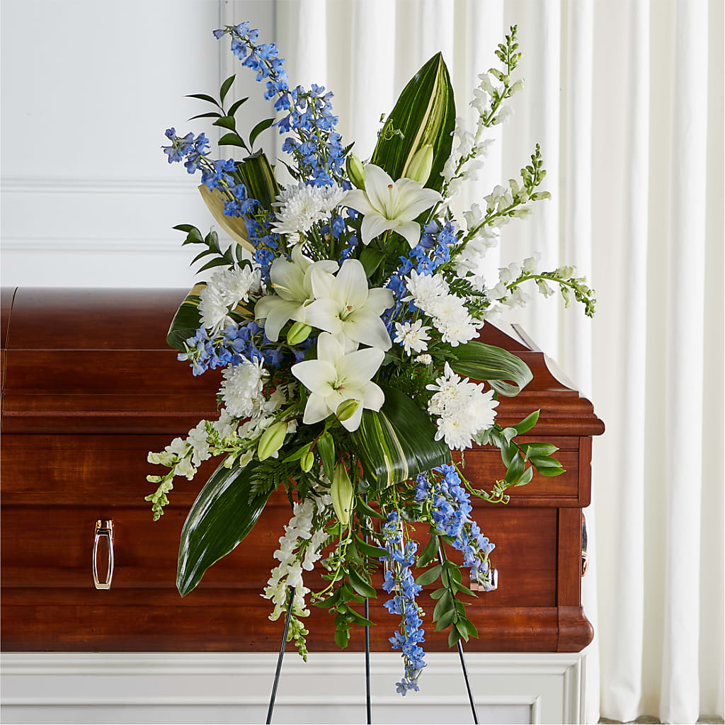 Eternal Impressions Standing Spray – WARD'S FLORIST AND GREENHOUSE, Beverly MA