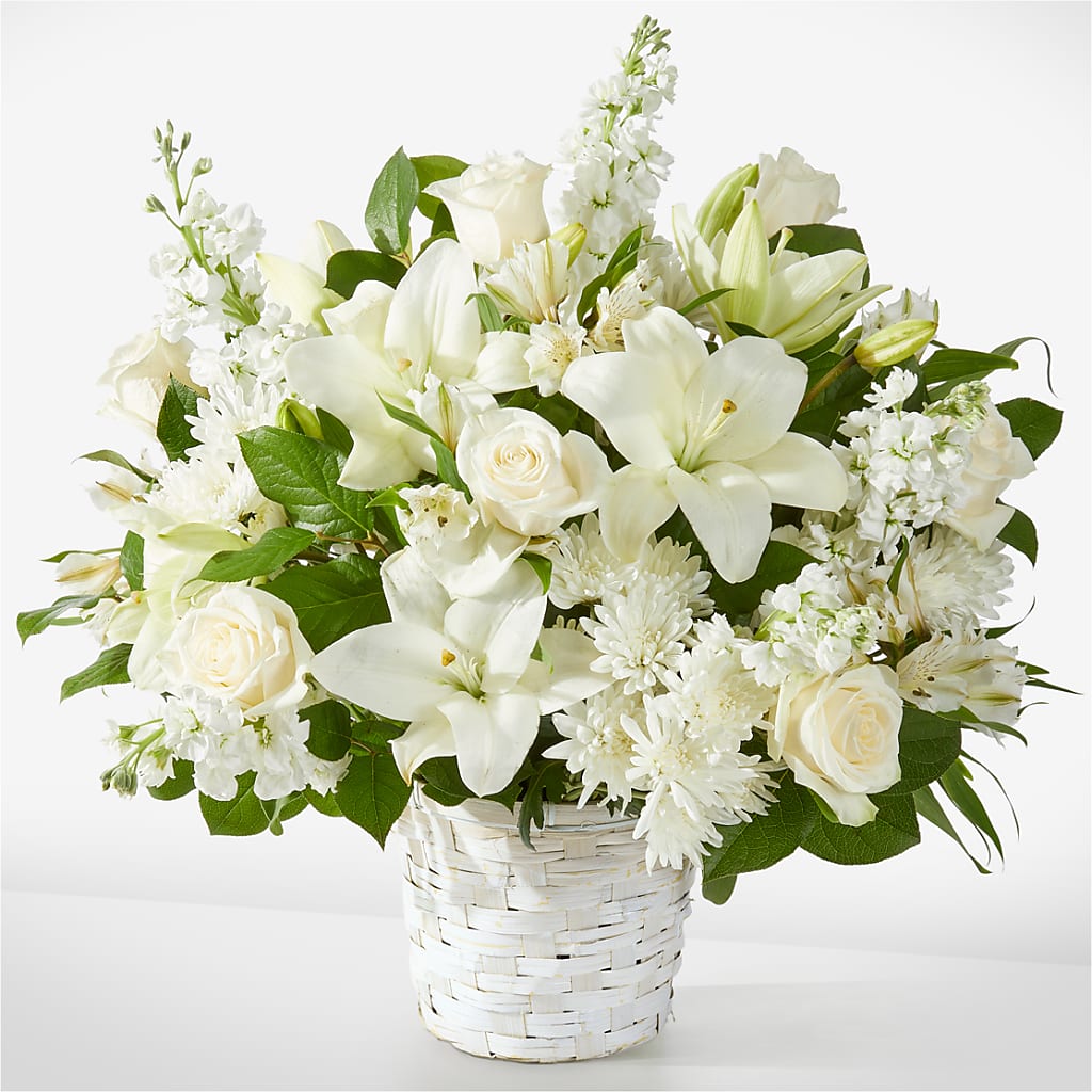 Peaceful Reflections Arrangement – WARD'S FLORIST AND GREENHOUSE, Beverly MA