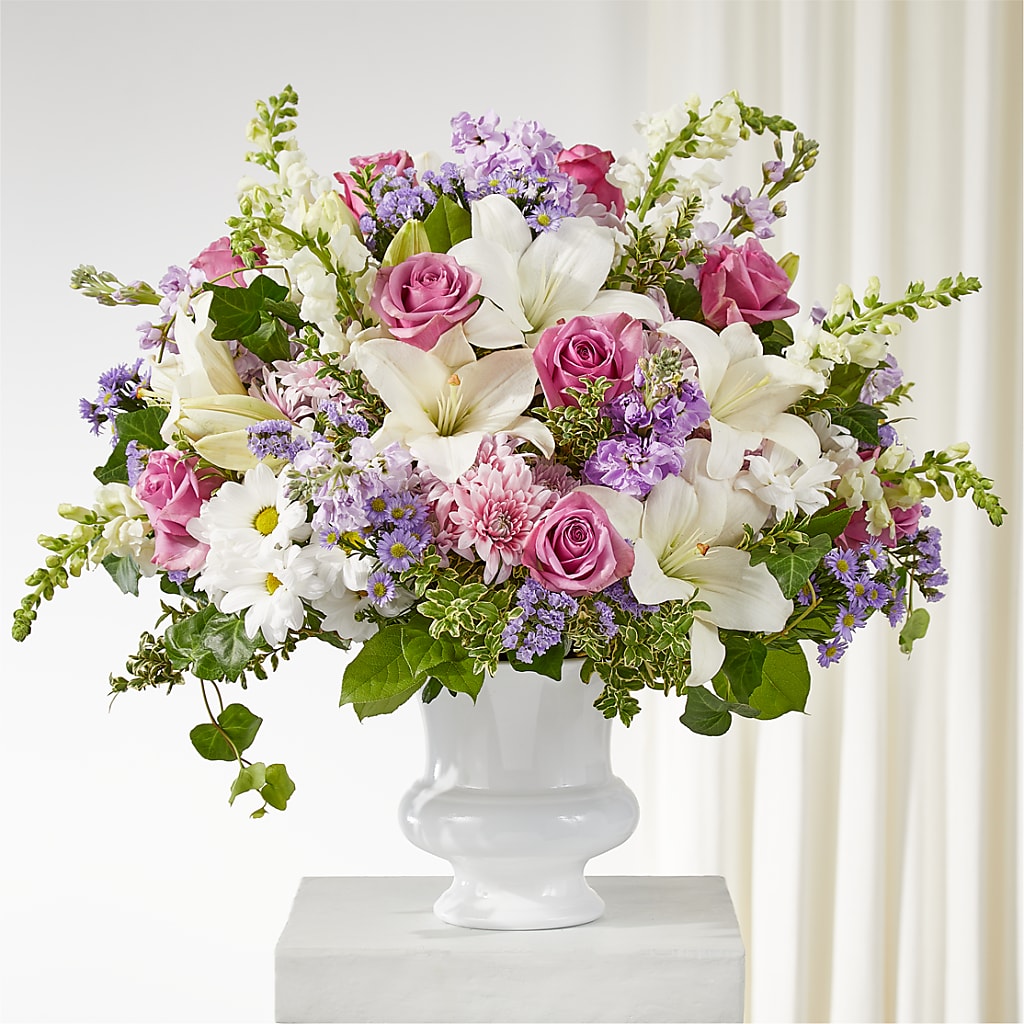 Remarkable Life Urn Arrangement – WARD'S FLORIST AND GREENHOUSE, Beverly MA