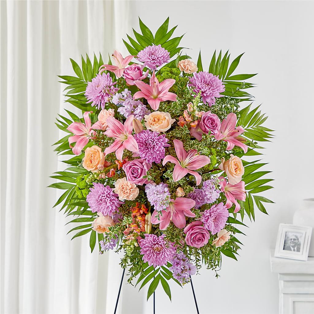 Love & Light Standing Spray – WARD'S FLORIST AND GREENHOUSE, Beverly MA