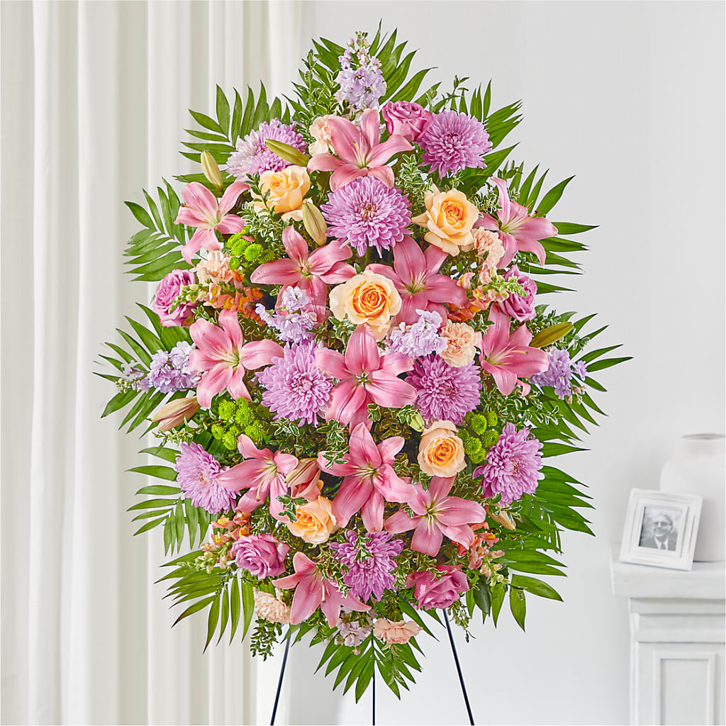 Love & Light Standing Spray – WARD'S FLORIST AND GREENHOUSE, Beverly MA