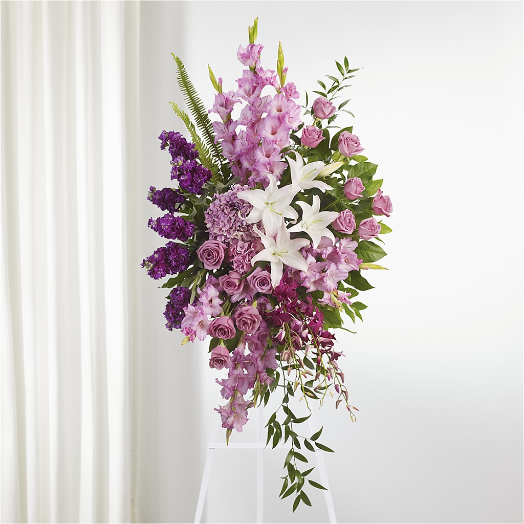 Never Alone Standing Spray – WARD'S FLORIST AND GREENHOUSE, Beverly MA