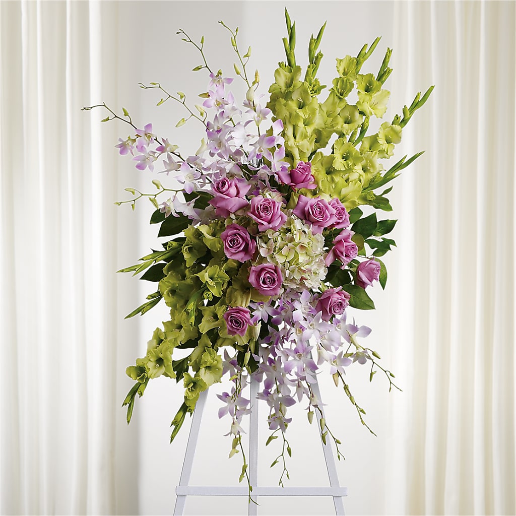 Lasting Legacy Standing Spray – WARD'S FLORIST AND GREENHOUSE, Beverly MA