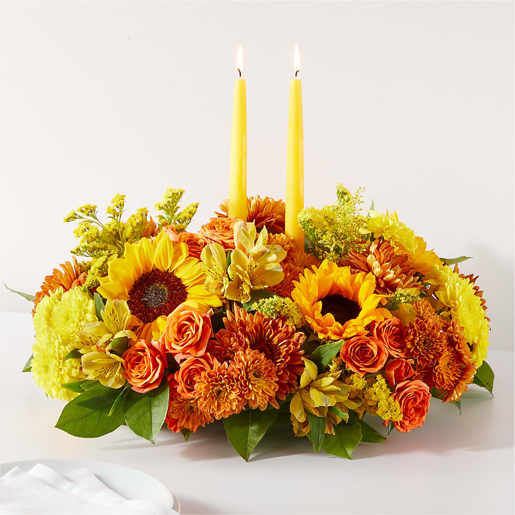 Autumn Harmony Centerpiece – WARD'S FLORIST AND GREENHOUSE, Beverly MA