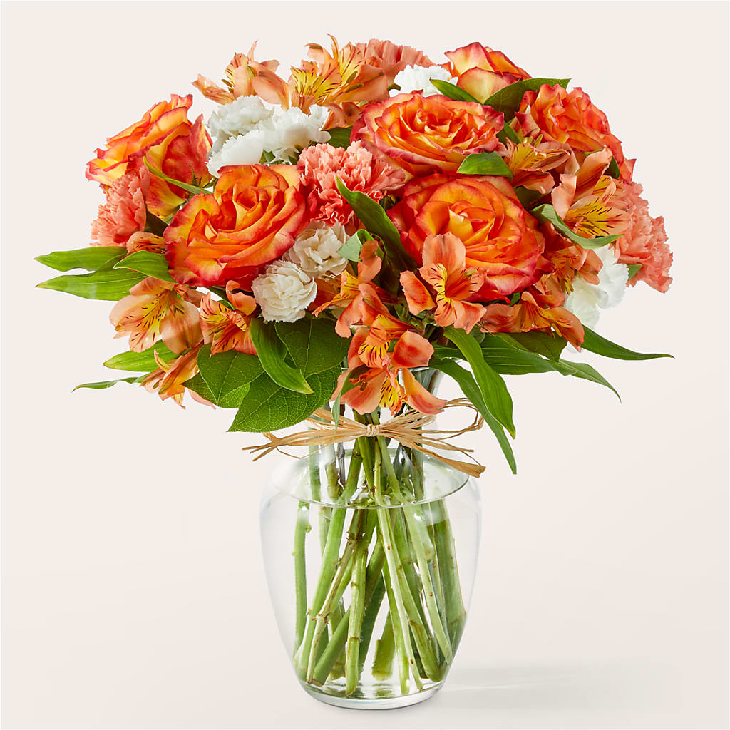 Apricot Glow Bouquet – WARD'S FLORIST AND GREENHOUSE, Beverly MA